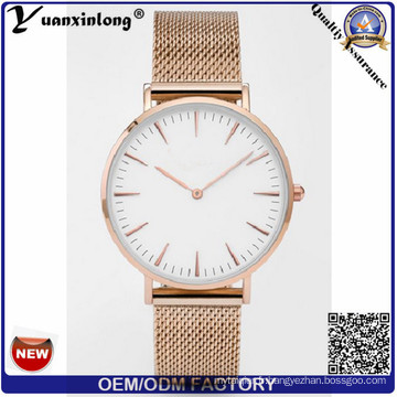 Yxl-196 promotionnel Vente chaude Mesh Watch Mesdames robe Montre Casual Vogue Quartz Montres